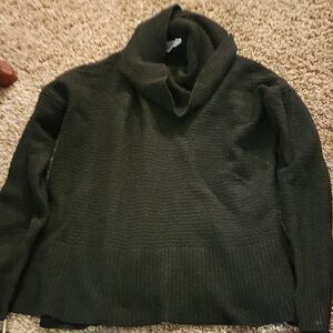 Time and Tru Black Cowl Neck Sweater